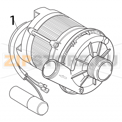 Pompa lavaggio Elettrobar Fast 160 DP Pompa lavaggio Elettrobar Fast 160 DPЗапчасть на деталировке под номером: 1