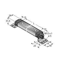 Светильник светодиодный Turck WLS28PXRGBW285XKQ