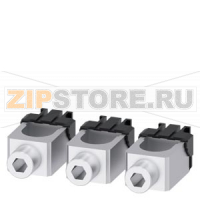 КЛЕММА ДЛЯ КРУГЛОГО ПРОВОДА 3 ШТ. ПРИНАДЛЕЖНОСТЬ ДЛЯ 3VA1 250 Siemens 3VA9253-0JB12