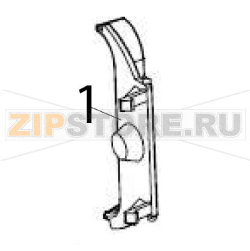 Door lock Hurakan HKN-ME717 Door lock Hurakan HKN-ME717Запчасть на деталировке под номером: 1