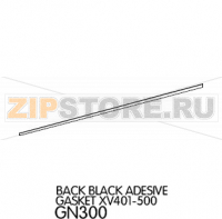 Back black adesive gasket Unox XL 505