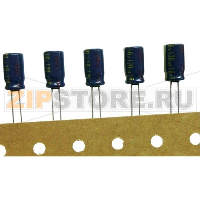 Конденсатор 100 мкФ, 10 В, (ØxВ) 5х11 мм, 1 шт Panasonic EEUFC1A101SH 
