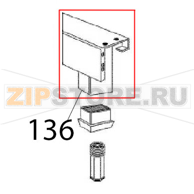 Small end support Angelo Po FC241G Small end support Angelo Po FC241GЗапчасть на деталировке под номером: 136