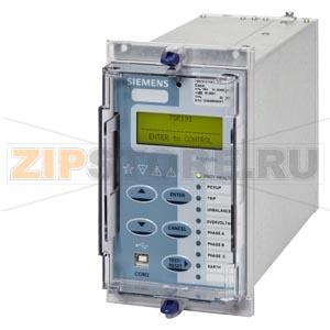 защита батареи конденсат. CAPA Siemens 7SR191.-.....-..A0 