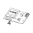 Feed button PCB assembly with LCD module TSC TDP-225