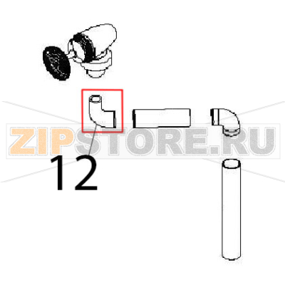 Elbow MF 1/4&quot; Angelo Po 191PI2V Elbow MF 1/4" Angelo Po 191PI2VЗапчасть на деталировке под номером: 12