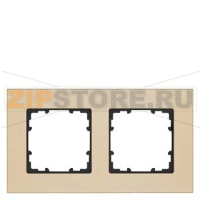 DELTA MIRO РАМКА 2-МЕСТН. ОКСИДНЫЙ ЖЕЛТЫЙ Siemens 5TG1122-3