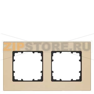 DELTA MIRO РАМКА 2-МЕСТН. ОКСИДНЫЙ ЖЕЛТЫЙ Siemens 5TG1122-3 
