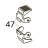 Ribbon flange hook Toshiba TEC B-SX4T-GS20-QM-R