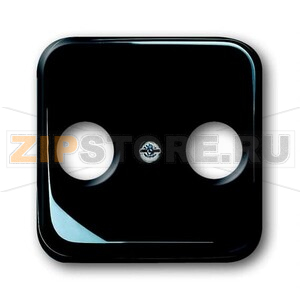 Накладка для TV-FM розетки, чёрная ABB 2CKA001724A1200 