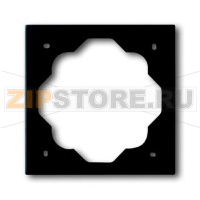Рамка одноместная, чёрный бархат ABB 2CKA001754A4424