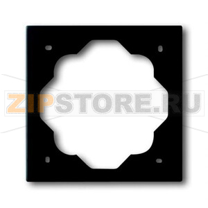 Рамка одноместная, чёрный бархат ABB 2CKA001754A4424 