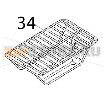 Bottom net Angelo Po 0G1CP1E Bottom net Angelo Po 0G1CP1EЗапчасть на деталировке под номером: 34