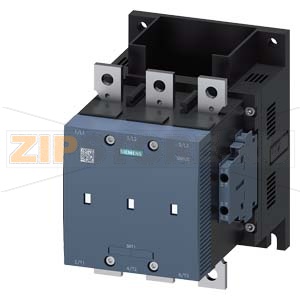 ВАКУУМНЫЙ КОНТАКТОР, 132КВТ/400V/AC-3, БЕЗ КАТУШКИ БЛОК-КОНТАКТЫ 2НО+2НЗ 3-Х ПОЛЮСНЫЙ, ТИПОРАЗМЕР S10 ШИННОЕ ПРИСОЕДИНЕНИЕ Siemens 3RT1265-6LA06 
