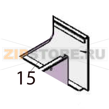 Apron back panel Hurakan HKN-EF16 Apron back panel Hurakan HKN-EF16Запчасть на деталировке под номером: 15