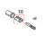 Insert, brush holder KitchenAid 5K45SSEWH