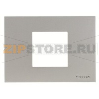 Рамка на 2 модуля, серебристая ABB 2CLA247200N1301