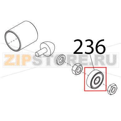 Cuscinet. carr. 626, 2RS, R50 Sirman Mirra 300 Y09 Cuscinet. carr. 626, 2RS, R50 Sirman Mirra 300 Y09Запчасть на деталировке под номером: 236