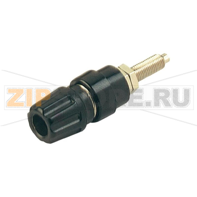 Зажим полюсный 63 А, черный, 1 шт Hirschmann PKNI 20 B 