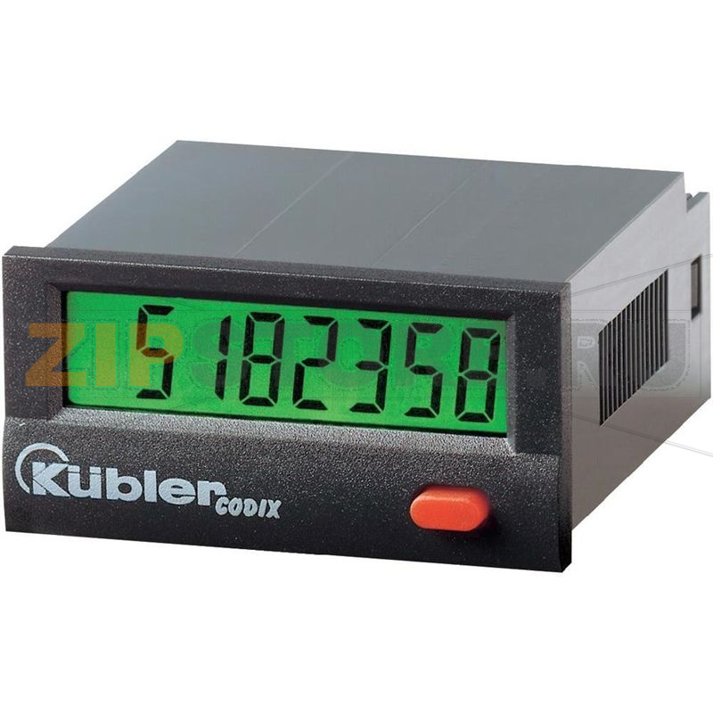 Счетчик импульсов 10-260 В/AC/DC, 45x22 мм, 30 Гц Kübler Codix 132 