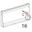 Transparent lamp holder D10 Tecnoinox CP4FE7