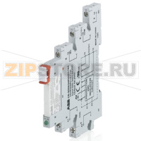 Реле на DIN-рейку CR-S220/240VADC1SS, 10 шт ABB 1SVR405521R7100