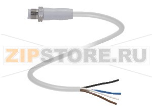 Кабель датчика-исполнительного устройства Cable connector V1S-GV4A-2M-PP-W1 Pepperl+Fuchs Описание оборудованияSingle-ended male cordset, M12, V4A stainless steel, wash-down design, 4-pin, PP cable