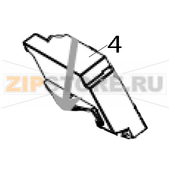 Kit upper cutter assembly Zebra ZXP9 Kit upper cutter assembly Zebra ZXP9Запчасть на деталировке под номером: 4