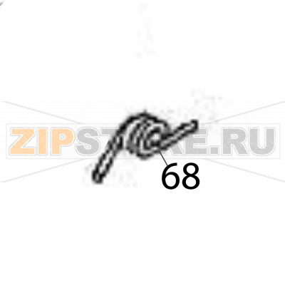 Disp guide spring R Sato HR224 TT Disp guide spring R Sato HR224 TTЗапчасть на деталировке под номером: 68Название запчасти на английском языке: Disp guide spring R Sato HR224 TT.