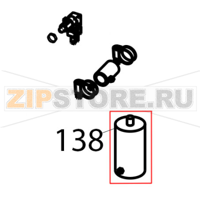 Oven foot H.70 Tecnoinox EFB10DS Oven foot H.70 Tecnoinox EFB10DSЗапчасть на деталировке под номером: 138
