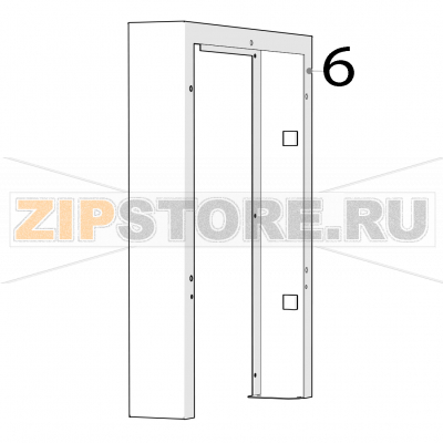 Frame Zumex Versatile Pro Frame Zumex Versatile ProЗапчасть на деталировке под номером: 6