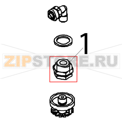 Union Angelo Po FX61E2 Union Angelo Po FX61E2Запчасть на деталировке под номером: 1