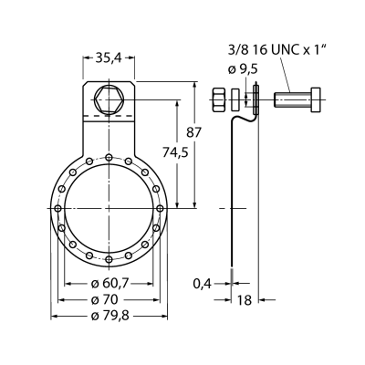 Панель монтажная Turck RME-5 