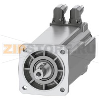 SIMOTICS S-1FK2 CT Серводвигатель М0 = 6 Нм; ПН = 1,45 кВт при NN = 3000 оборотов в минуту (380-480); ПН = 0,86 кВт при нн = 1500 оборотов в минуту (200-240 В); С удерживающим тормозом; Степень защиты IP64; Вал D19x40 мм с шпонкой; Абсолютный датчик одноо