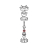 Rosetta piana 10x16 DIN988 ZNP Saeco Stratos