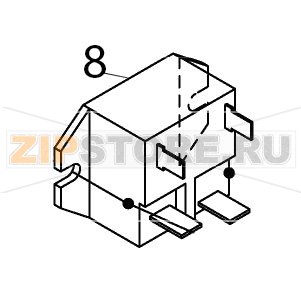 Power relay Hoshizaki IM-65NE Power relay Hoshizaki IM-65NEЗапчасть на деталировке под номером: 8