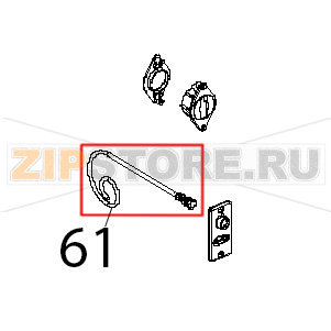 Microinterruttore porta magnetico Unox XVC 204 Microinterruttore porta magnetico Unox XVC 204Запчасть на деталировке под номером: 61