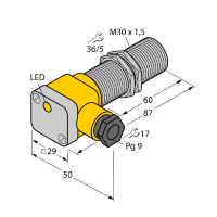 Датчик индуктивный Turck BI10-G30SK-AP6X