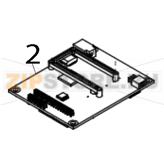 Main board assembly TSC Alpha-40L (R) Main board assembly TSC Alpha-40L (R)Запчасть на деталировке под номером: 2