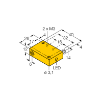 Датчик индуктивный Turck BI2-Q12-AZ31X