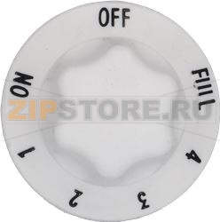 KNOB WHITE ø 44,5mm ON-1-2-3-4-FULL 
