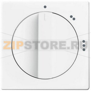 Накладка с поворотной ручкой для переключателя, альпийский белый ABB 975.55 