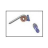 Kit Latch & Springs for Printhead Housing Zebra ZXP 7