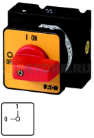 Переключатель вкл/выкл, T3, 32 A, 1 модуль, 2-полюсн Eaton T3-1-102/E-RT