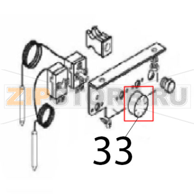 Handle Angelo Po C165D Handle Angelo Po C165DЗапчасть на деталировке под номером: 33