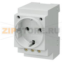 РОЗЕТКА SCHUKO 16A 3-ПОЛЮСНАЯ Siemens 5TE6800