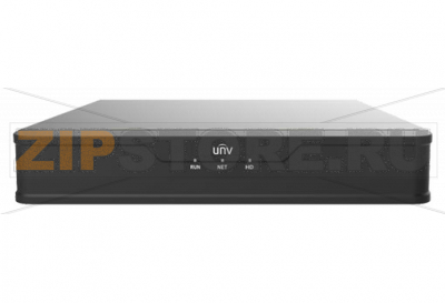 Uniview NVR301-08S3-P8 Видеорегистратор IP 8-ми канальный с 8 PoE портами, видеовыходы HDMI/VGA, 1 SATA HDD до 6TB, разрешение записи  и просмотра до 4K 