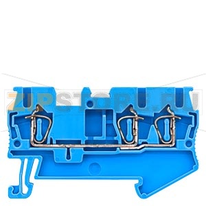 КЛЕММА ПРОХОДНАЯ ПРУЖИННОЕ ПОДСОЕДИНЕНИЕ, 3 ПОДСОЕДИНЕНИЯ: 0.08 - 2.5 MM2, ШИРИНА: 5.2 MM, СИНЯЯ Siemens 8WH2003-0AF01 