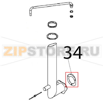 Guarnizione Angelo Po FX82E2T Guarnizione Angelo Po FX82E2TЗапчасть на деталировке под номером: 34