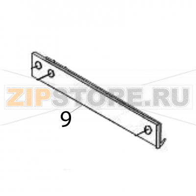 Ribbon adjust plate Sato M84Pro Ribbon adjust plate Sato M84ProЗапчасть на деталировке под номером: 9Название запчасти на английском языке: Ribbon adjust plate Sato M84Pro.